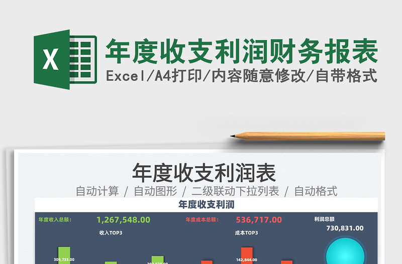 2022年度收支利潤財務(wù)報表免費下載