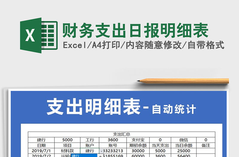 2021年財務支出日報明細表