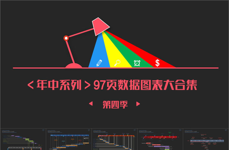 高端公司宣傳計劃總結關系列表數據圖表合集