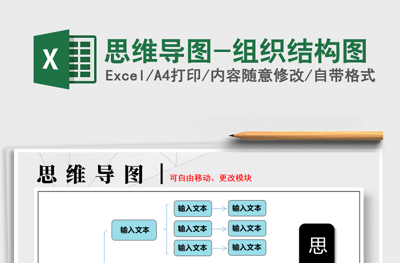 2021年思維導圖-組織結構圖