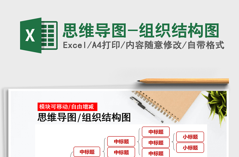 2021年思維導(dǎo)圖-組織結(jié)構(gòu)圖