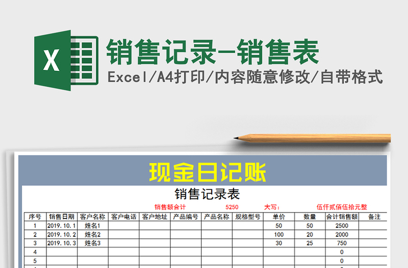 2022年銷售記錄-銷售表