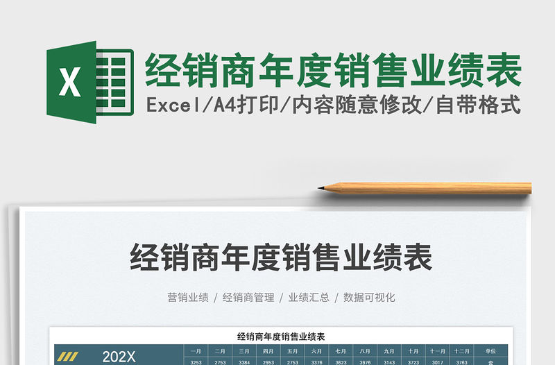 經(jīng)銷商年度銷售業(yè)績表