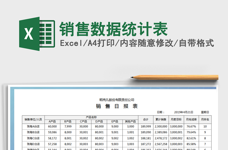 2021年銷售數(shù)據(jù)統(tǒng)計(jì)表