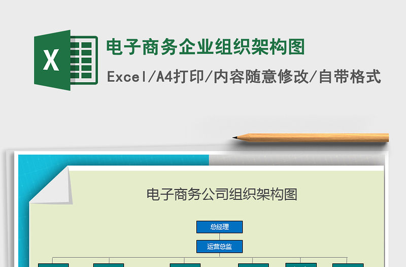 2021年電子商務(wù)企業(yè)組織架構(gòu)圖免費(fèi)下載