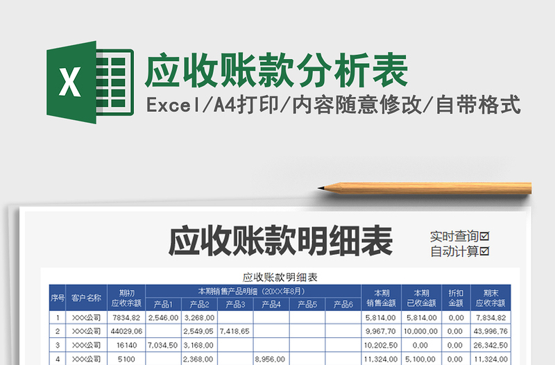 2021年应收账款分析表