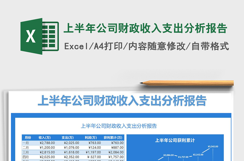 2021年上半年公司財政收入支出分析報告