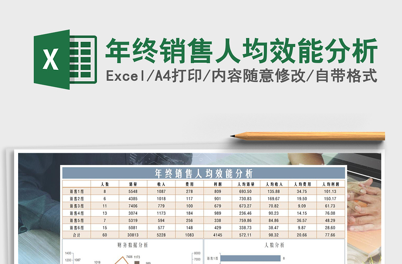 2021年年終銷(xiāo)售人均效能分析