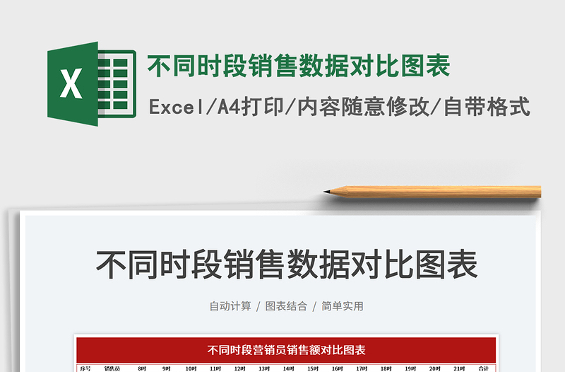 2022不同時段銷售數(shù)據(jù)對比圖表免費(fèi)下載