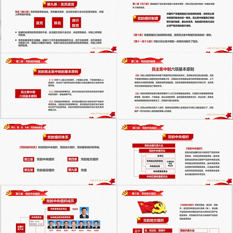 中国共产党章程党章党规学习解读PPT亚博体育下载app苹果幻灯片 中国共产党章程党章党规学习解读PPT亚博体育下载app苹果幻灯片