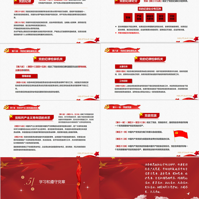 中国共产党章程党章党规学习解读PPT亚博体育下载app苹果幻灯片 中国共产党章程党章党规学习解读PPT亚博体育下载app苹果幻灯片