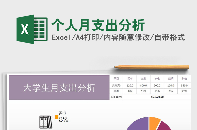 2021年個(gè)人月支出分析