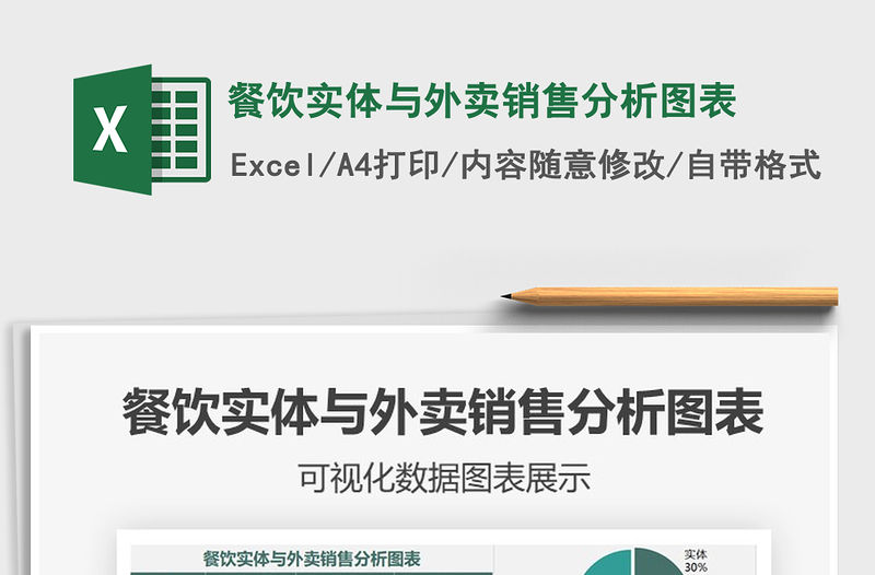 2021年餐飲實(shí)體與外賣銷售分析圖表