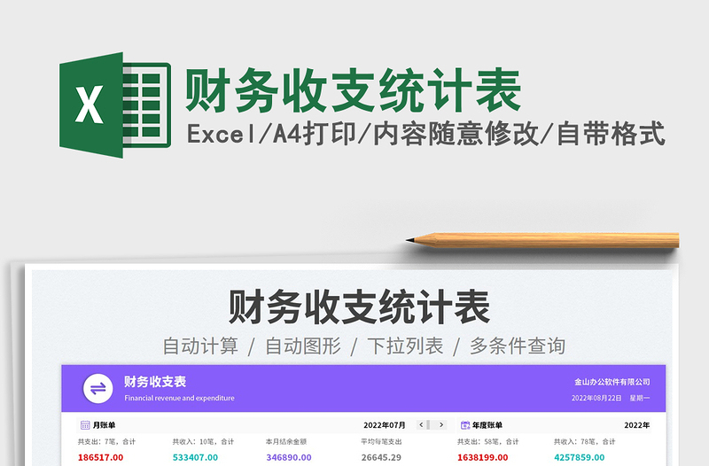 財務(wù)收支統(tǒng)計表
