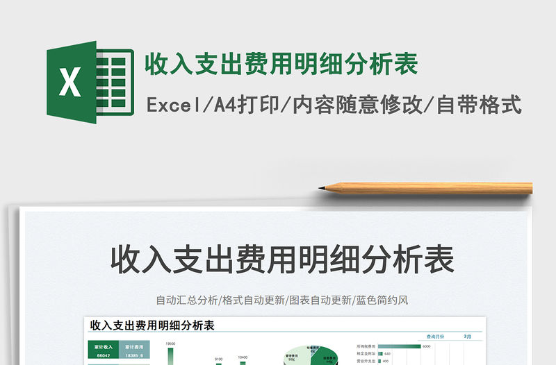收入支出費用明細分析表