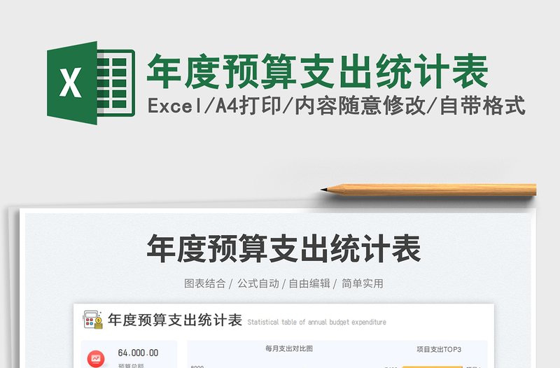 年度預(yù)算支出統(tǒng)計表