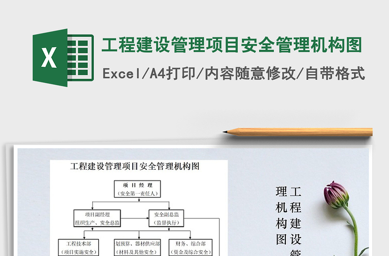 2021年工程建設管理項目安全管理機構圖