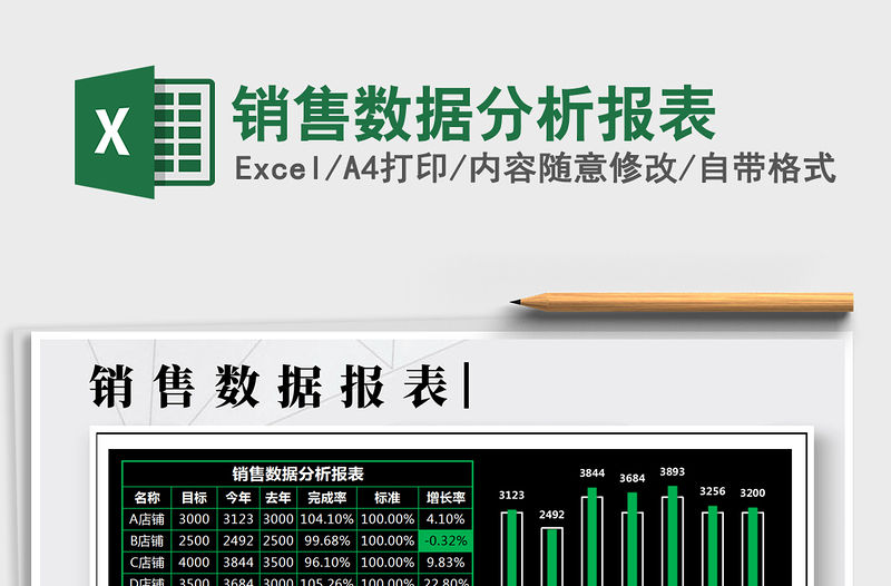 2022年銷售數(shù)據(jù)分析報表免費下載