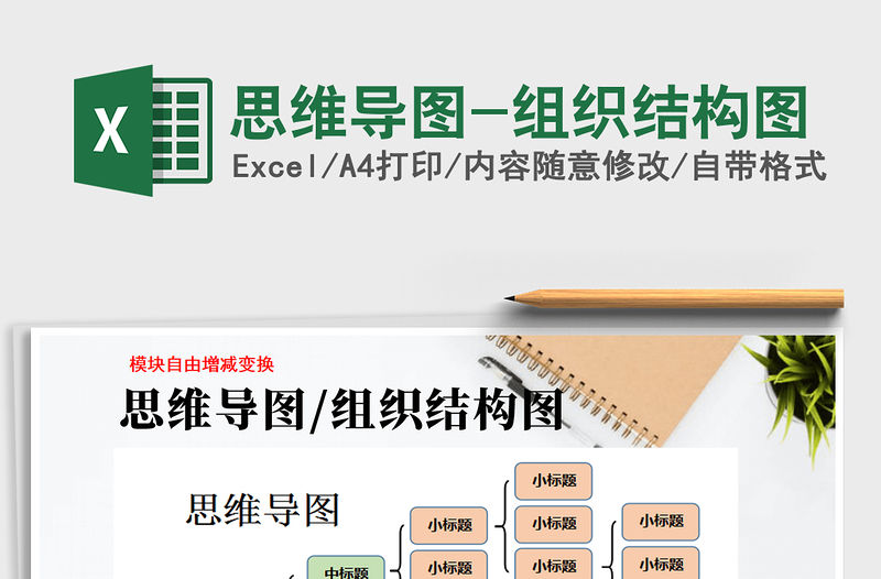 2021年思維導圖-組織結構圖