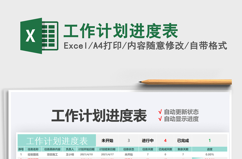 2021年工作計劃進度表