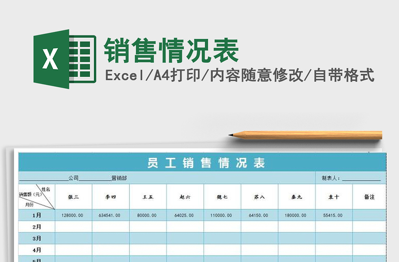 2021年銷(xiāo)售情況表