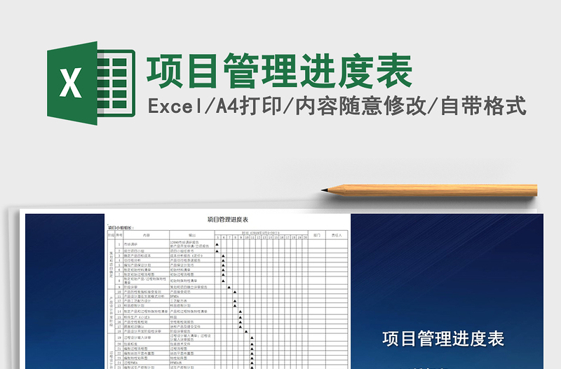 2021年項目管理進度表