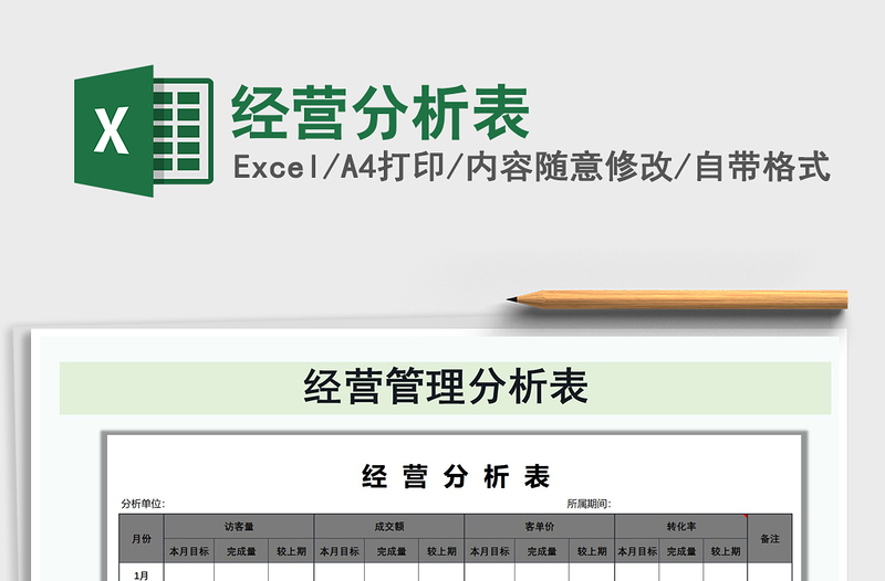 2021年经营分析表