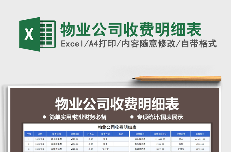 2021年物業(yè)公司收費明細表