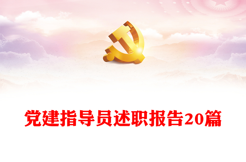 黨建指導(dǎo)員述職報(bào)告20篇