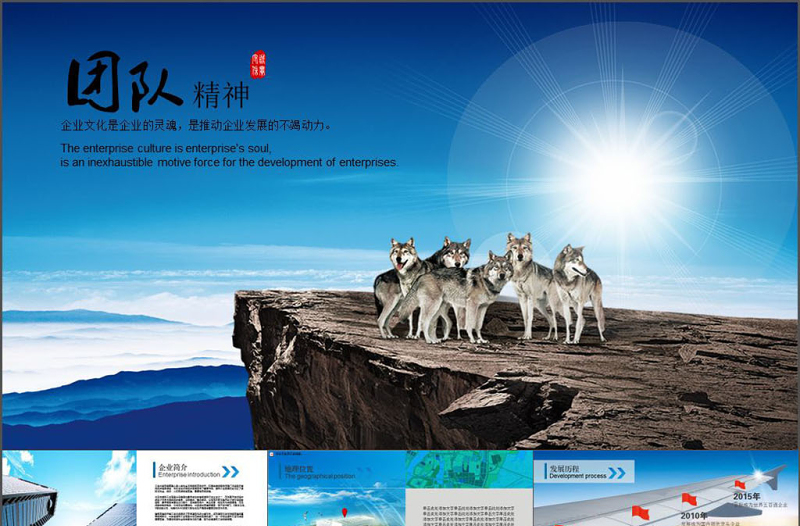 團(tuán)隊(duì)精神企業(yè)文化企業(yè)宣傳PPT
