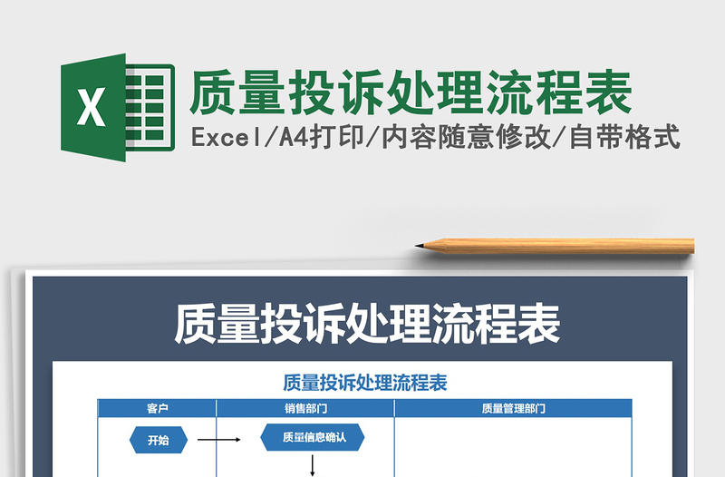 2021年質(zhì)量投訴處理流程表