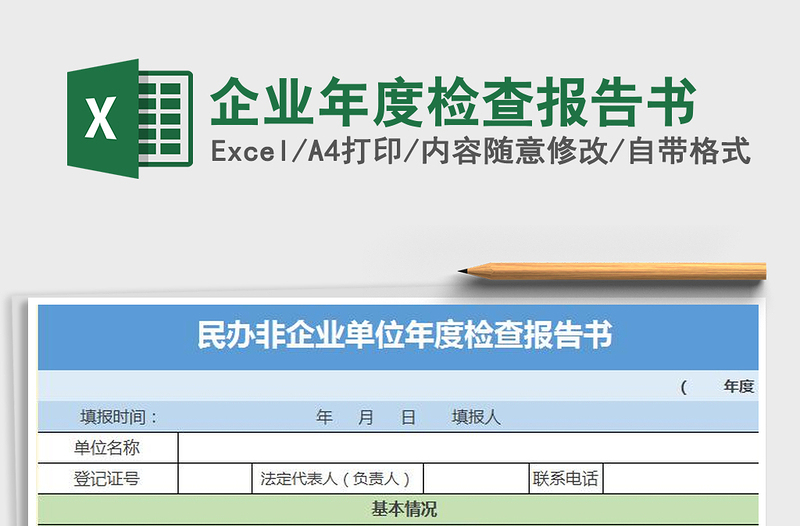 2021年企业年度检查报告书