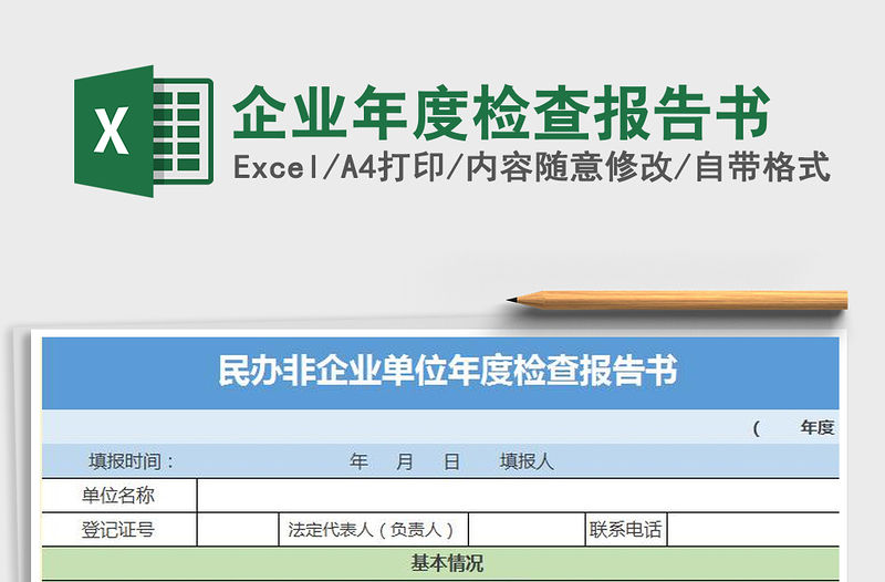 2021年企業(yè)年度檢查報告書