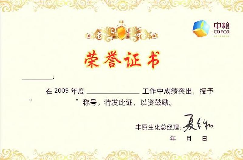 2021年獎狀榮譽證書