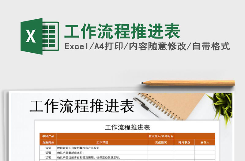 2021年工作流程推進表