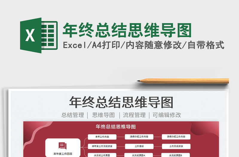 2022年終總結(jié)思維導(dǎo)圖免費(fèi)下載