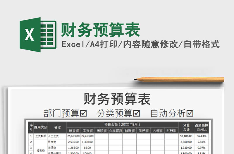 2021年財(cái)務(wù)預(yù)算表
