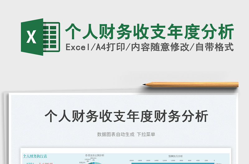 個人財務收支年度分析