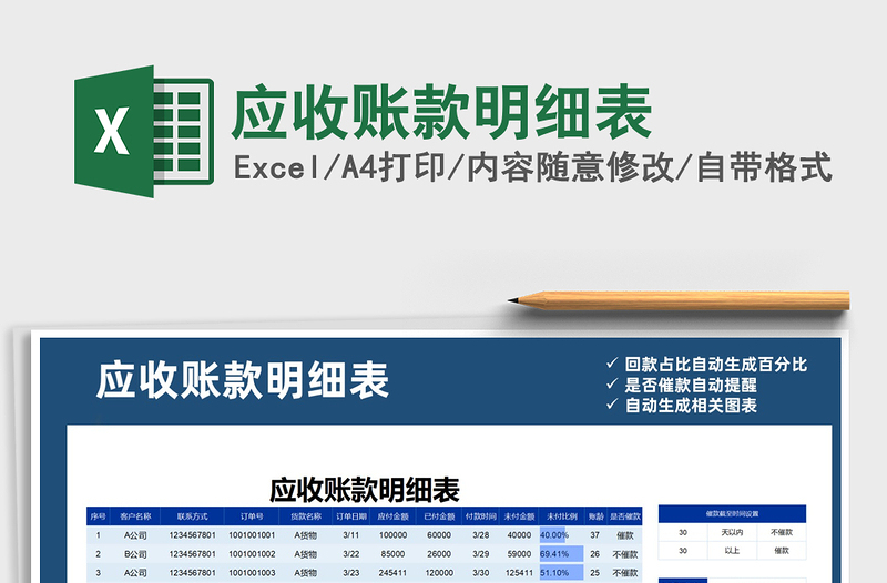 2022年應(yīng)收賬款明細(xì)表免費下載