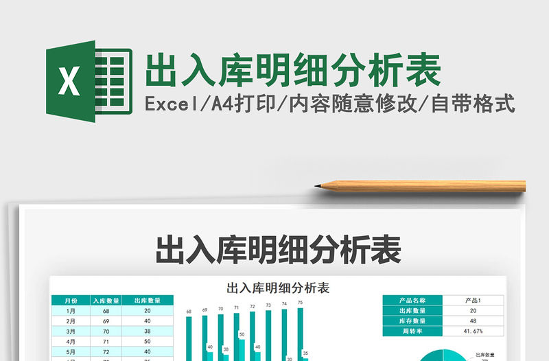 2022出入庫明細分析表免費下載