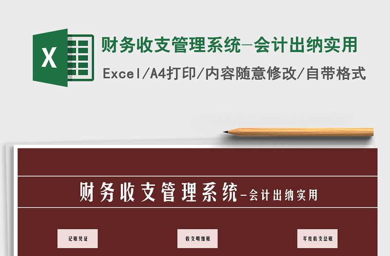 2021年財務(wù)收支管理系統(tǒng)-會計出納實用