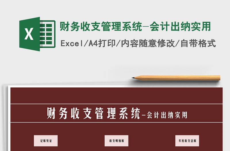 2021年財(cái)務(wù)收支管理系統(tǒng)-會計(jì)出納實(shí)用