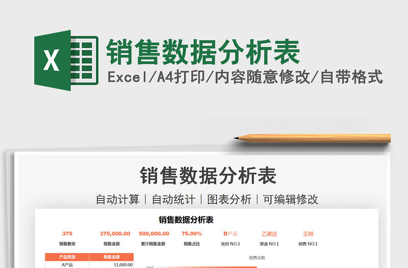 2021銷售數據分析表免費下載