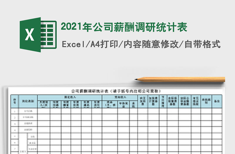 2021年公司薪酬調(diào)研統(tǒng)計表