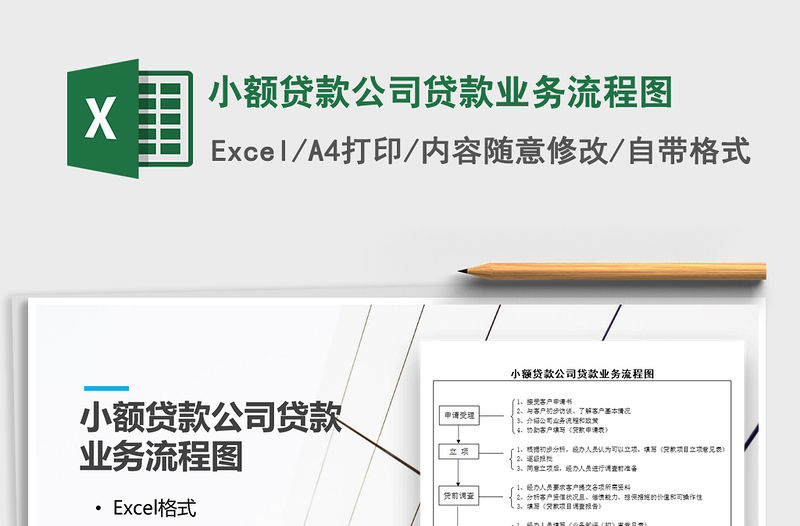 2021年小額貸款公司貸款業(yè)務(wù)流程圖免費(fèi)下載