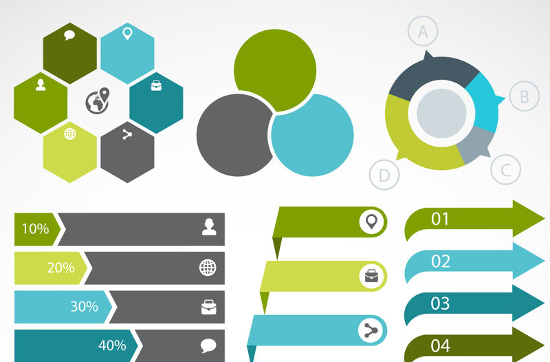 信息表PPT矢量圖形圖標
