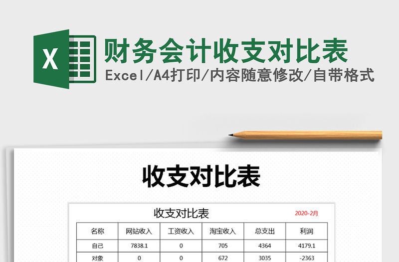 2021年財務會計收支對比表