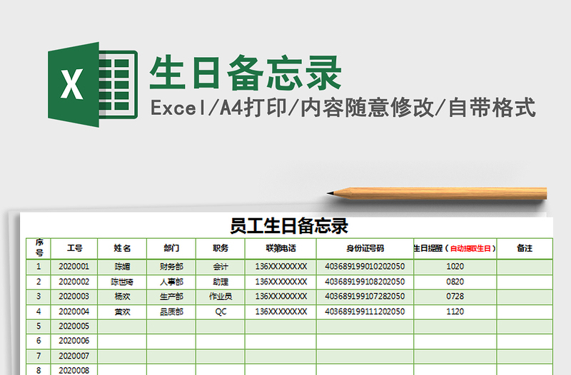 2021年生日備忘錄