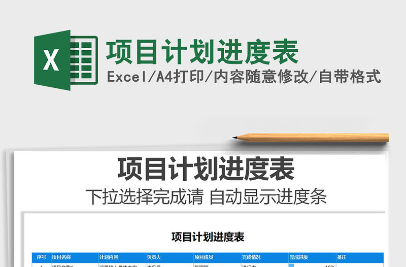 2021年項目計劃進度表