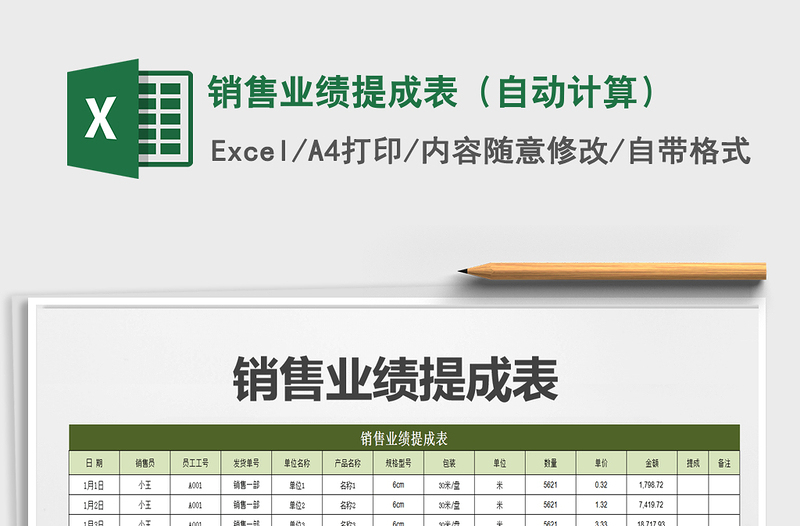 2021年銷售業(yè)績提成表(自動(dòng)計(jì)算)